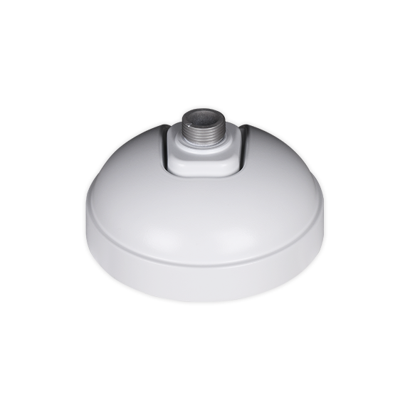 DWC-V4HMW Hanging Mount – White | For Dual Sensor & Snapit Vandal Dome Cameras with Custom Arm Mount