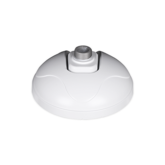 DWC-V1HMW Hanging Mount – White | For Select Vandal Dome Cameras with Custom Arm Mount