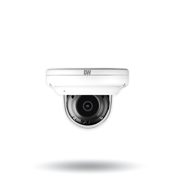 DWC-XSDE08Mi MEGApix Ai 4K low-profile vandal dome IP camera with vari-focal lens, color in near-total darkness and IR | Smart Surveillance with AI & IR Digital Watchdog