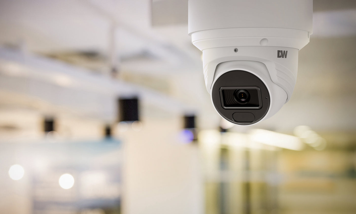 MEGApix, 5MP, Fixed Lens, Turret IP Camera with IR and Video Analytics | DW Intelligent Surveillance Solutions