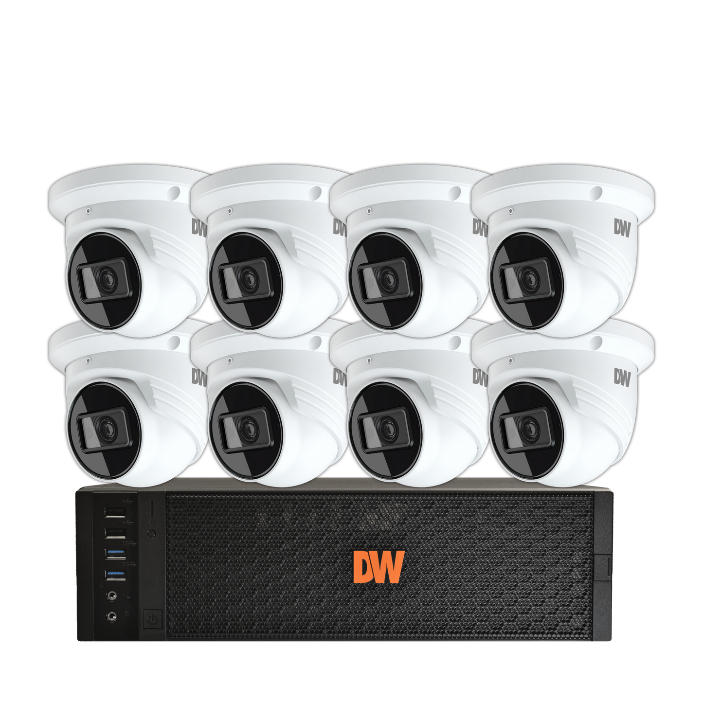 DW-DX1VSTK48 ? 4TB Blackjack DX Server with 8 MEGApix 4MP IP Cameras | Digital Watchdog
