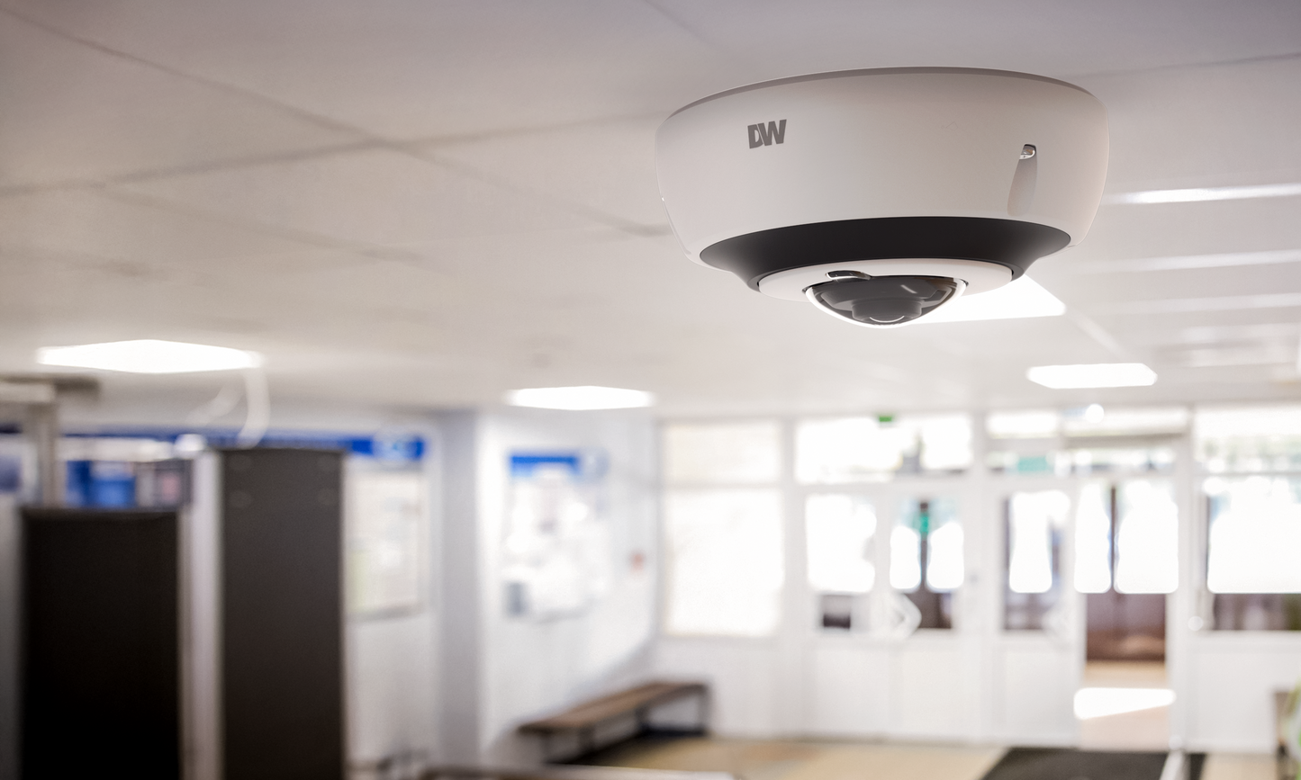 MEGApix Ai CloudCam, 12MP, Fisheye Lens, Fisheye IP Camera as a Server with Edge-AI and IR | DW Intelligent Surveillance Solutions
