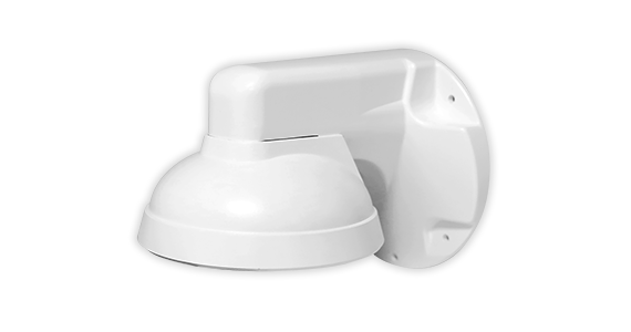 DWC-VFWMW White Wall Mount Bracket for Vandal Dome & Turret Cameras | Sturdy & Versatile Installation