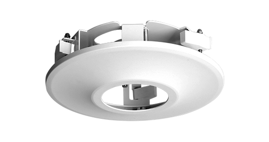 Flush Mount for Low-profile Vandal Dome Cameras, White | DW Intelligent Surveillance Solutions