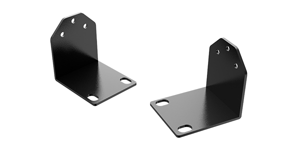 19" Rack Mount Ears, 2-Piece, Black | DW Intelligent Surveillance Solutions