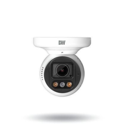 DWC-XSTD05MF MEGApix Ai 5MP turret IP camera with vari-focal lens, AI engine, white light LEDs and flash lights | AI Surveillance | Digital Watchdog