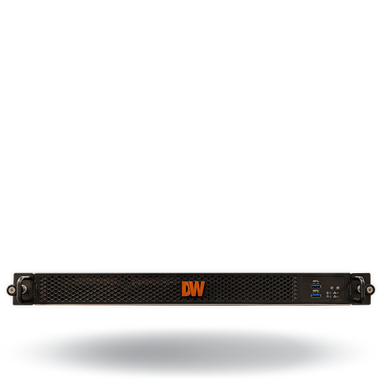 DW-BJP1U20T Blackjack P-RACK 1U NVR High-Speed 360Mbps, 20TB, Windows OS