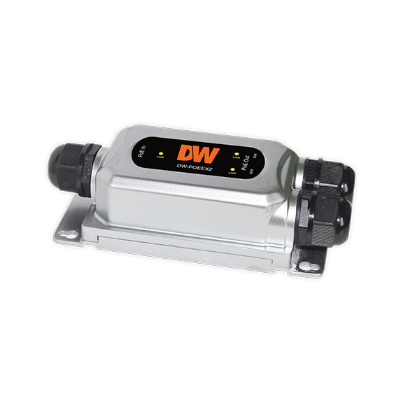 DW-POEEX2 | 2-Port Gigabit Waterproof PoE Splitter | Digital Watchdog