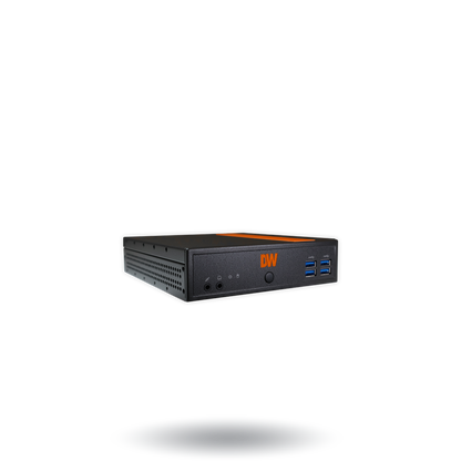 Blackjack MX Mini Server powered by DW Spectrum IPVMS, 2TB Storage | DW Intelligent Surveillance Solutions