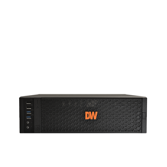 Blackjack DX Server powered by DW Spectrum IPVMS, Intel i3 Processor, 32TB Storage | DW Intelligent Surveillance Solutions