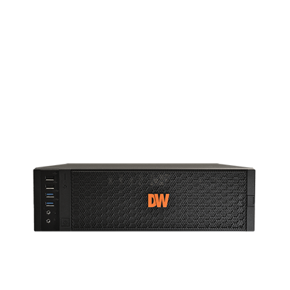 Blackjack DX Server powered by DW Spectrum IPVMS, Intel i3 Processor, 40TB Storage | DW Intelligent Surveillance Solutions