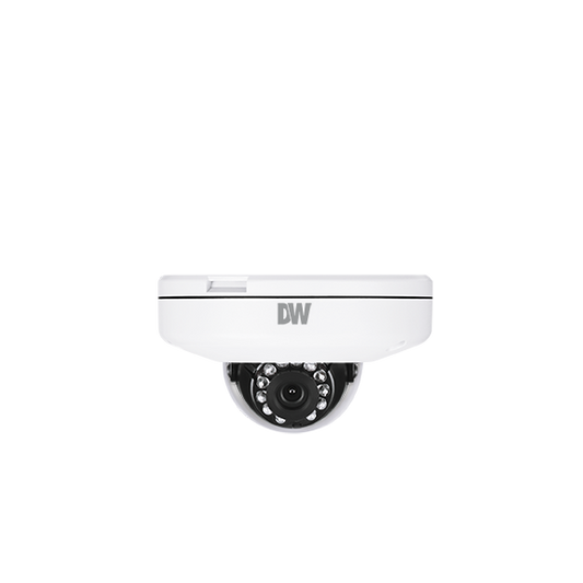 MEGApix DMP, 4MP, Fixed Lens, Ultra Low-Profile Vandal Dome IP Camera with IR | DW Intelligent Surveillance Solutions