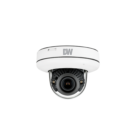 MEGApix, 5MP, Varifocal Lens, Low-Profile Vandal Dome IP Camera with IR | DW Intelligent Surveillance Solutions