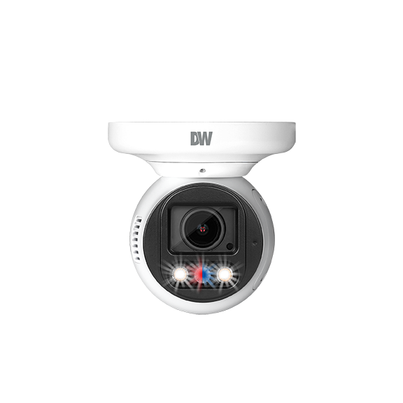 Digital Watchdog DWC‑XSTD08MF 4K MEGApix Ai Active Deterrent Turret IP Camera with White Light, Flash LEDs & AI Analytics