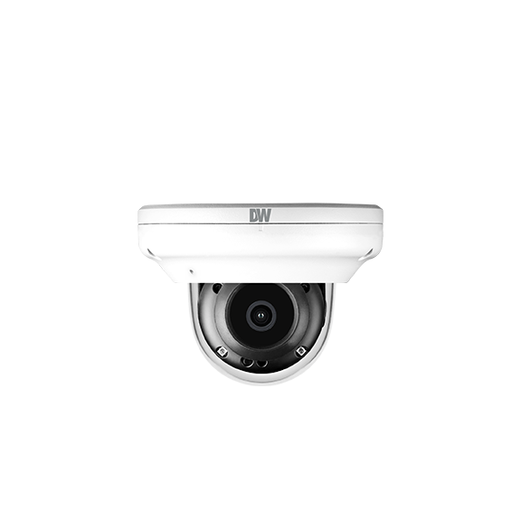 MEGApix Ai CloudCam, 4K, Varifocal Lens, Low-Profile Vandal Dome IP Camera as a Server with Edge-AI and IR | DW Intelligent Surveillance Solutions