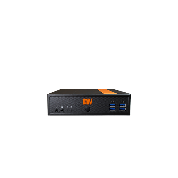 Blackjack MX Mini Server powered by DW Spectrum IPVMS, 2TB Storage | DW Intelligent Surveillance Solutions