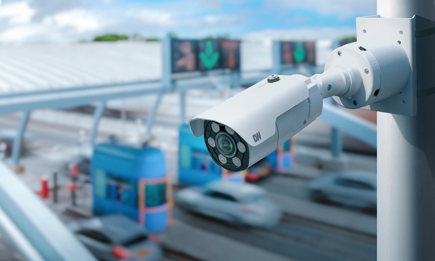 DWC-XSBA05LiP MEGApix Ai 5MP ALPR and MMCR bullet IP camera with vari-focal lens and IR | AI Surveillance | Digital Watchdog