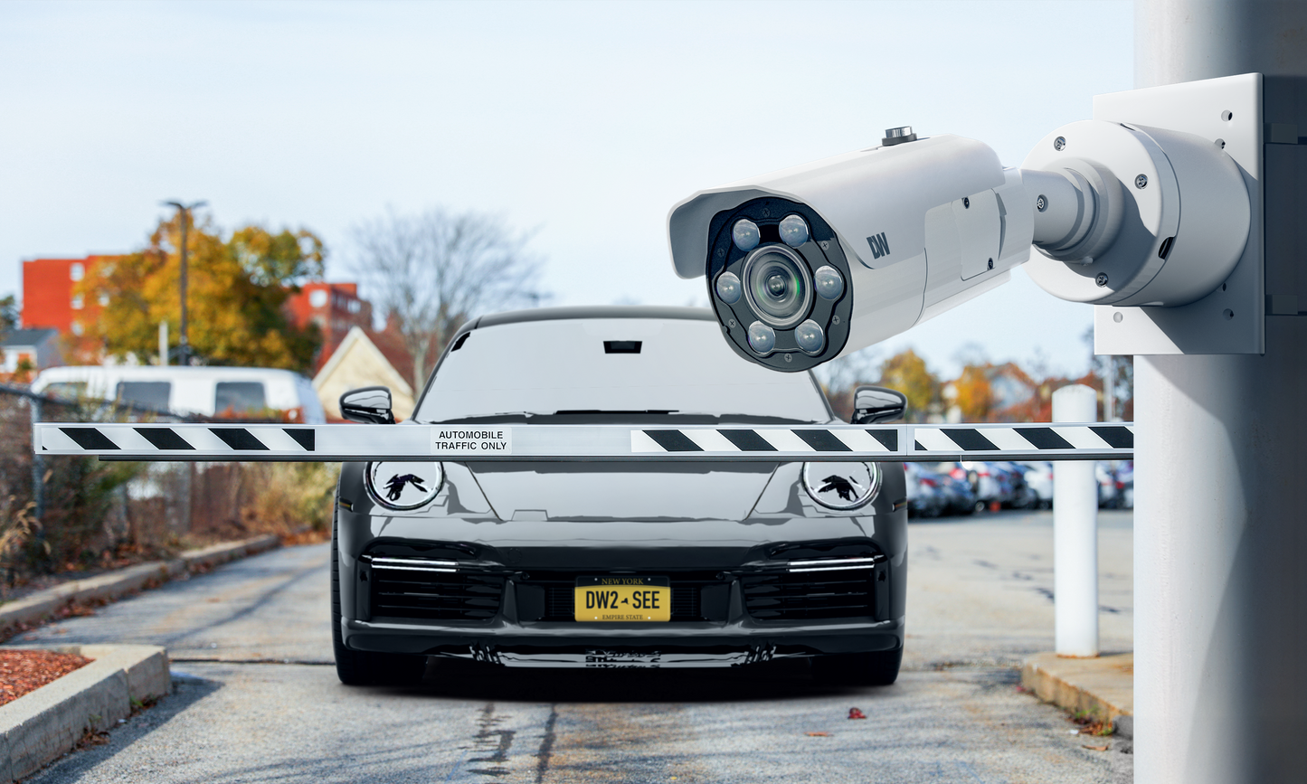 DWC-XSBA05LiP MEGApix Ai 5MP ALPR and MMCR bullet IP camera with vari-focal lens and IR | AI Surveillance | Digital Watchdog