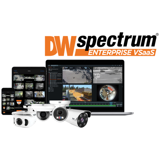 DW Spectrum Enterprise Subscription, 24-Channels, 12 Months, VSaaS Scalable Cloud Video Surveillance | DW Intelligent Surveillance Solutions
