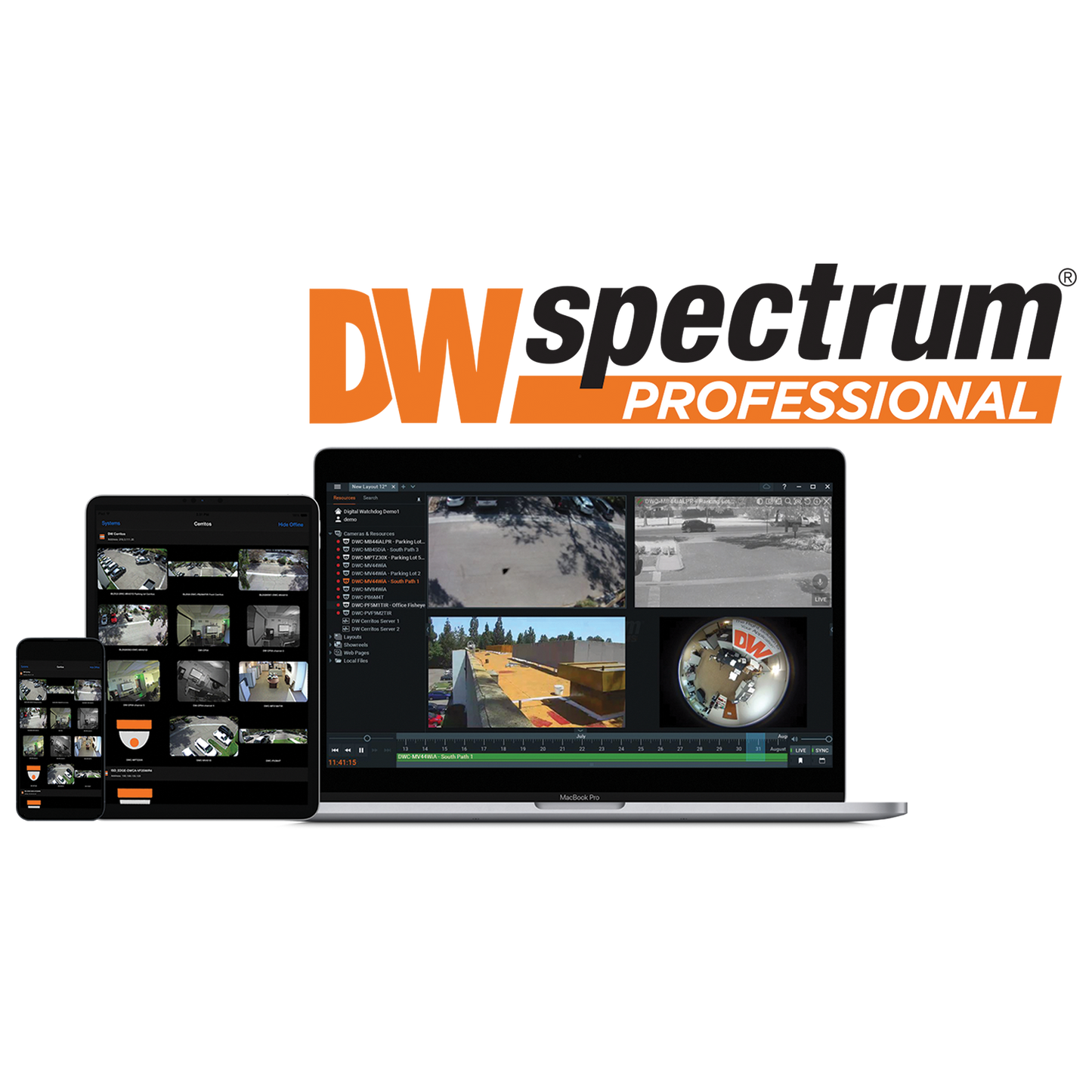 DW-SPECTRUMLSC010: DW Spectrum Professional License (10 Channel) – Perpetual IP/RTSP/HTTP Recording with Optional VSaaS Upgrade