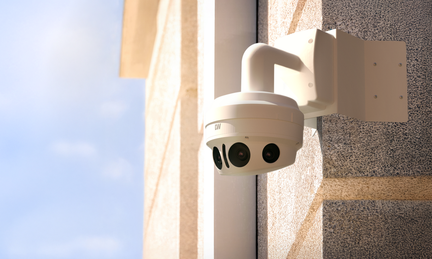MEGApix Ai, 32MP, Multi-Sensor, 4x Fixed Lenses, 4-in-1 Panoramic IP Camera with Edge-AI | DW Intelligent Surveillance Solutions