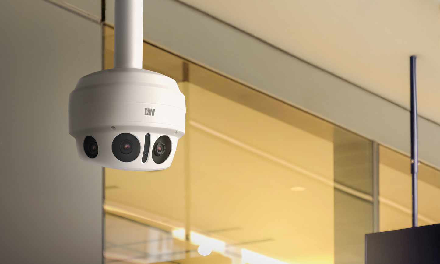 MEGApix Ai, 32MP, Multi-Sensor, 4x Fixed Lenses, 4-in-1 Panoramic IP Camera with Edge-AI | DW Intelligent Surveillance Solutions