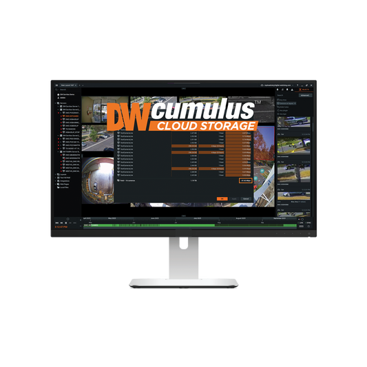 DW Cumulus Subscription, 4TB, 12 Months - Hybrid Storage for Video Surveillance | DW Intelligent Surveillance Solutions
