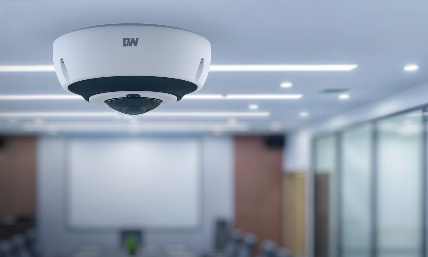 MEGApix Ai CloudCam, 12MP, Fisheye Lens, Fisheye IP Camera as a Server with Edge-AI and IR | DW Intelligent Surveillance Solutions