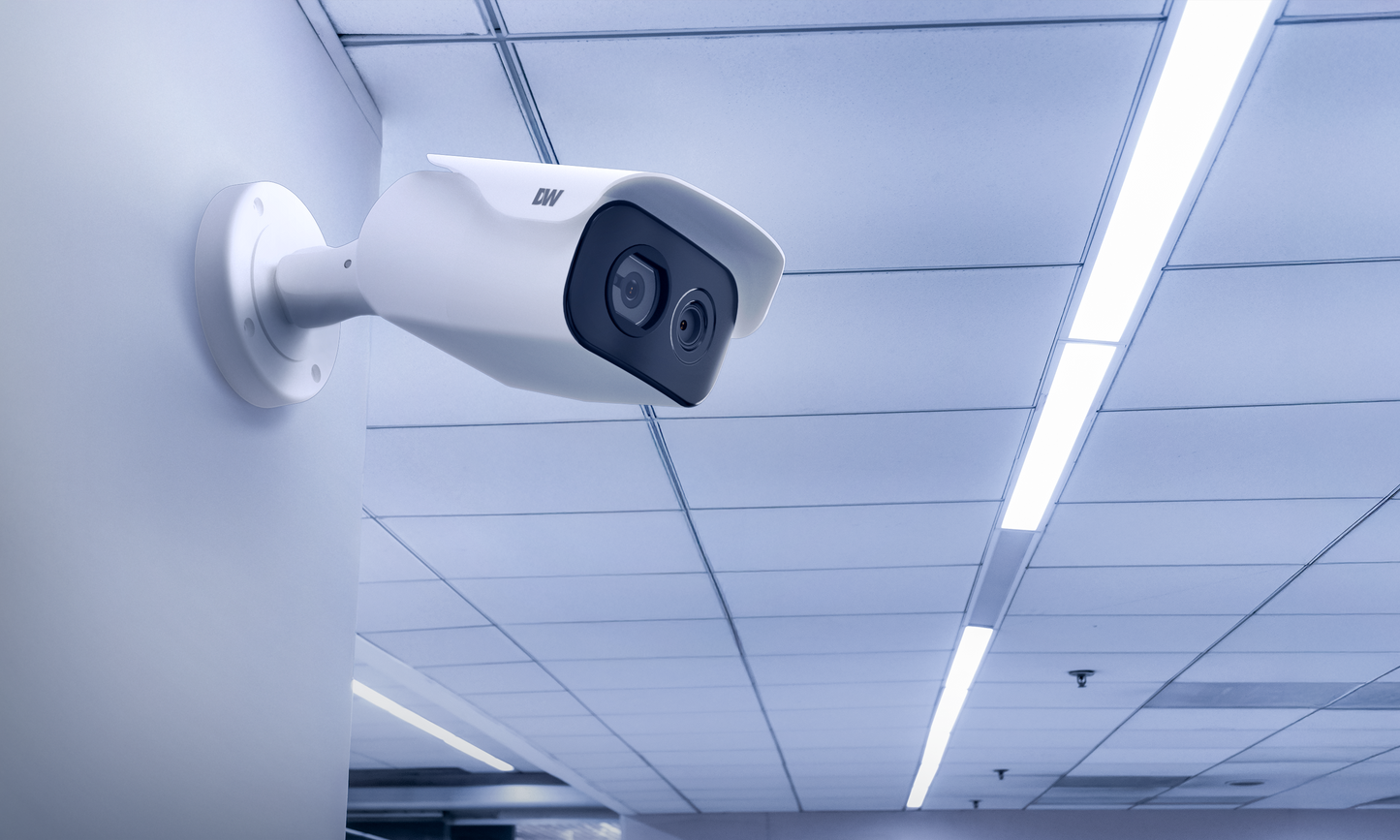 MEGApix Ai Thermal, 5MP, 2x Fixed Lenses, Bispectral Bullet IP Camera with Edge-AI and IR | DW Intelligent Surveillance Solutions