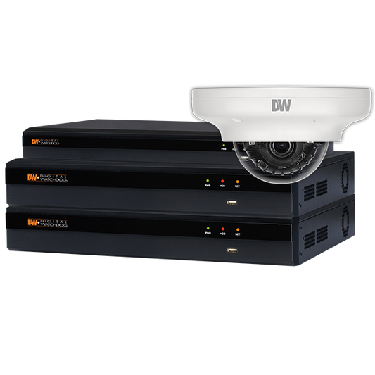 DW-VP16V7BUN212 | VMAX IP G4 Surveillance Kit with 12 Vandal Dome Cameras – NDAA/TAA Compliant | Digital Watchdog