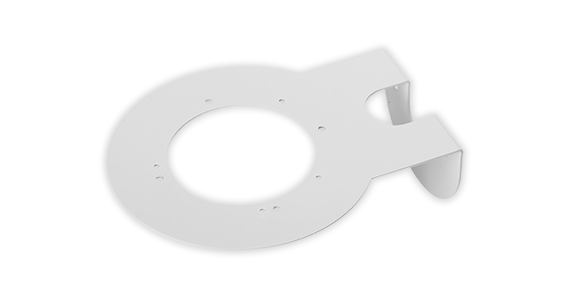 Wall Mount for Indoor Dome Cameras, White | DW Intelligent Surveillance Solutions