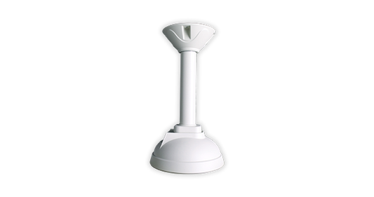 Ceiling Mount for Low-Profile Vandal Dome Cameras, White | DW Intelligent Surveillance Solutions