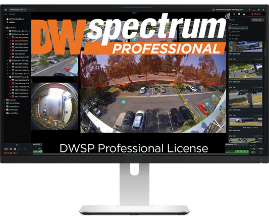 DW Spectrum IPVMS Professional Recording License (50 Channel) | DW Intelligent Surveillance Solutions
