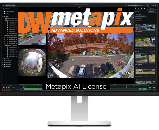 Metapix AI Subscription, 12 months, 48-channels | DW Intelligent Surveillance Solutions